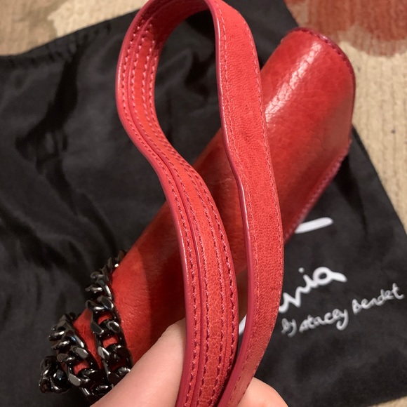 Alice&Olivia Pink Leather Clutch - Picture 13 of 14